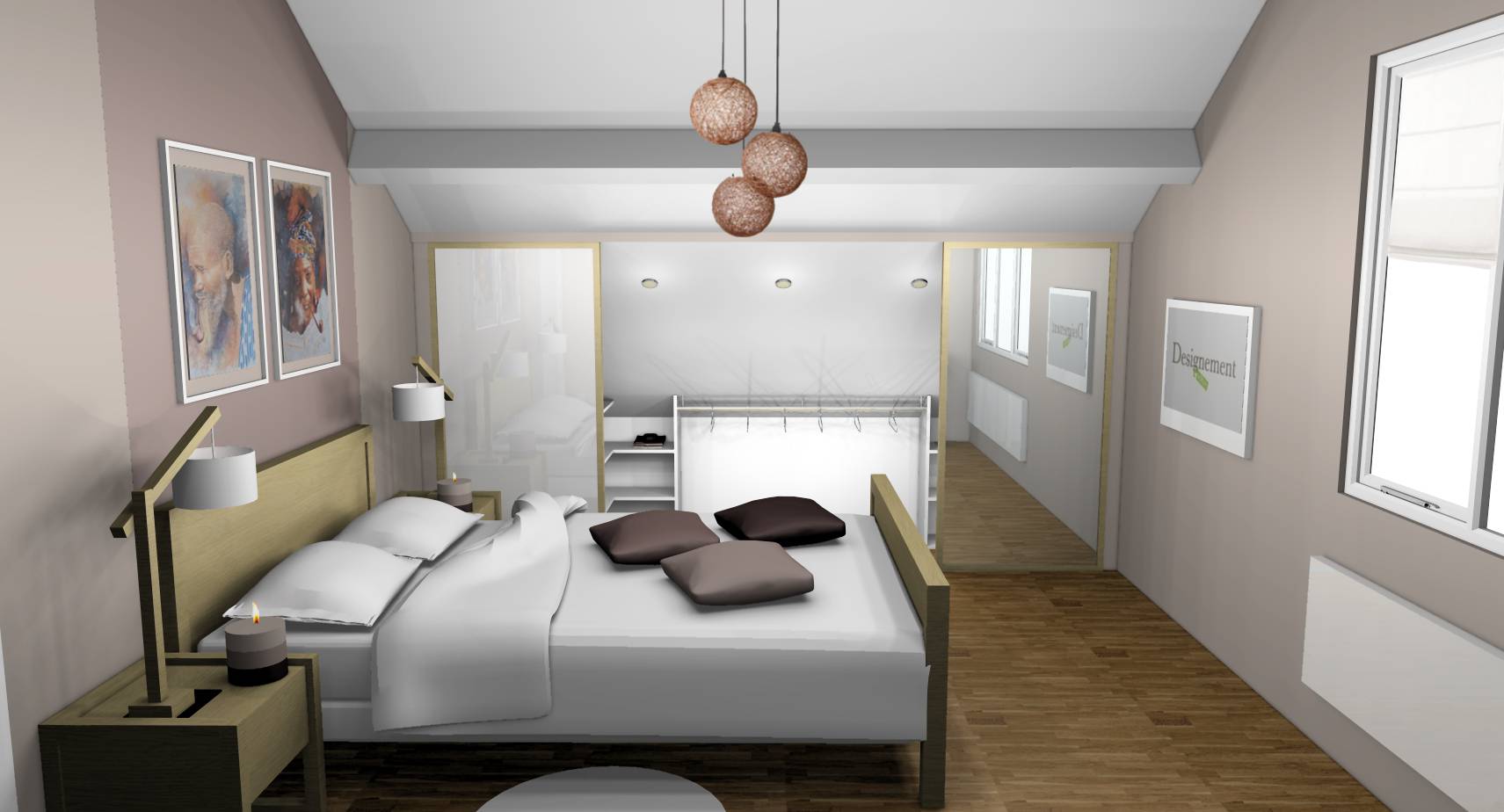 Chambre avec dressing – lombards