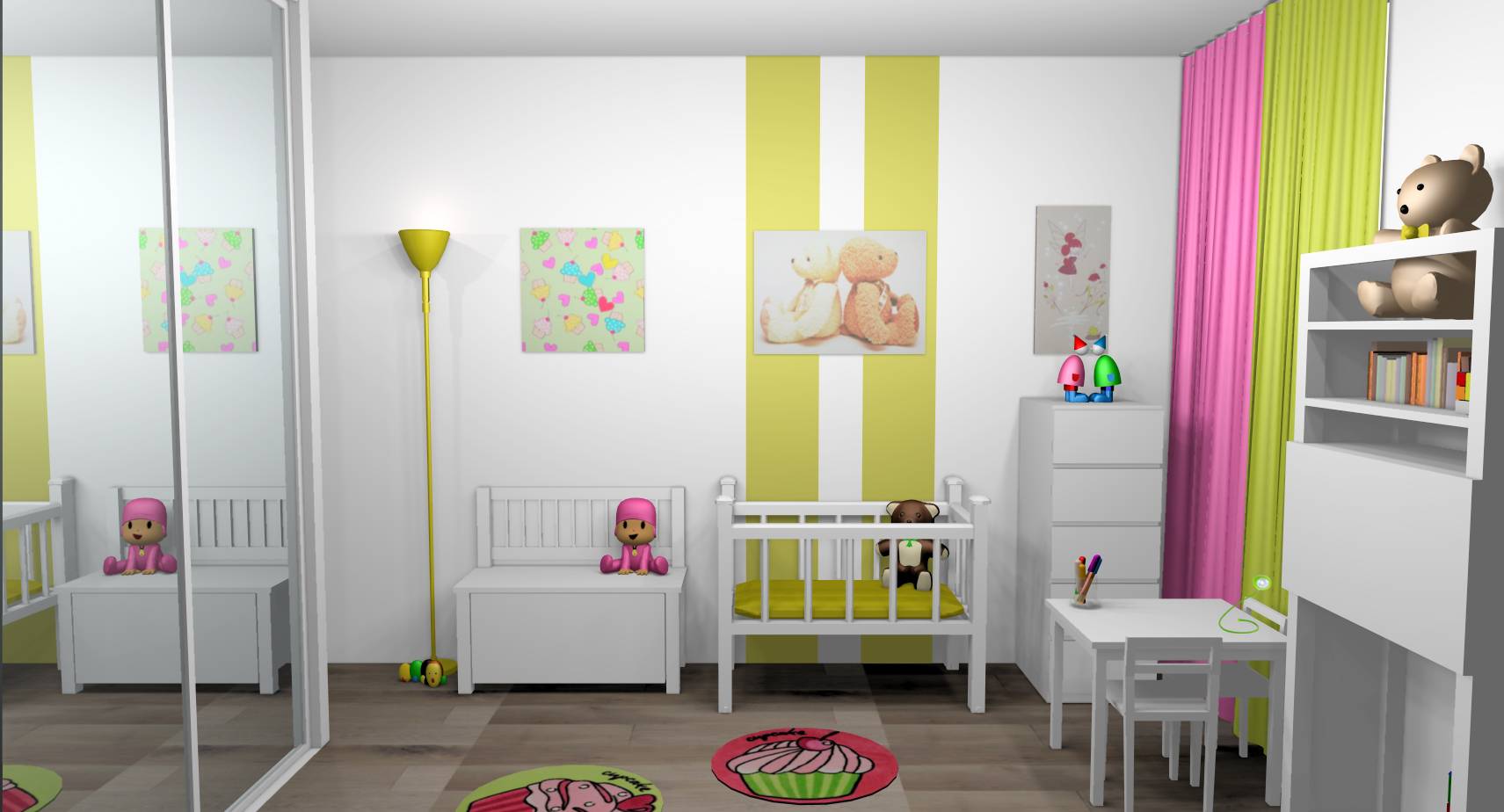 Déco chambre mixte garcon fille