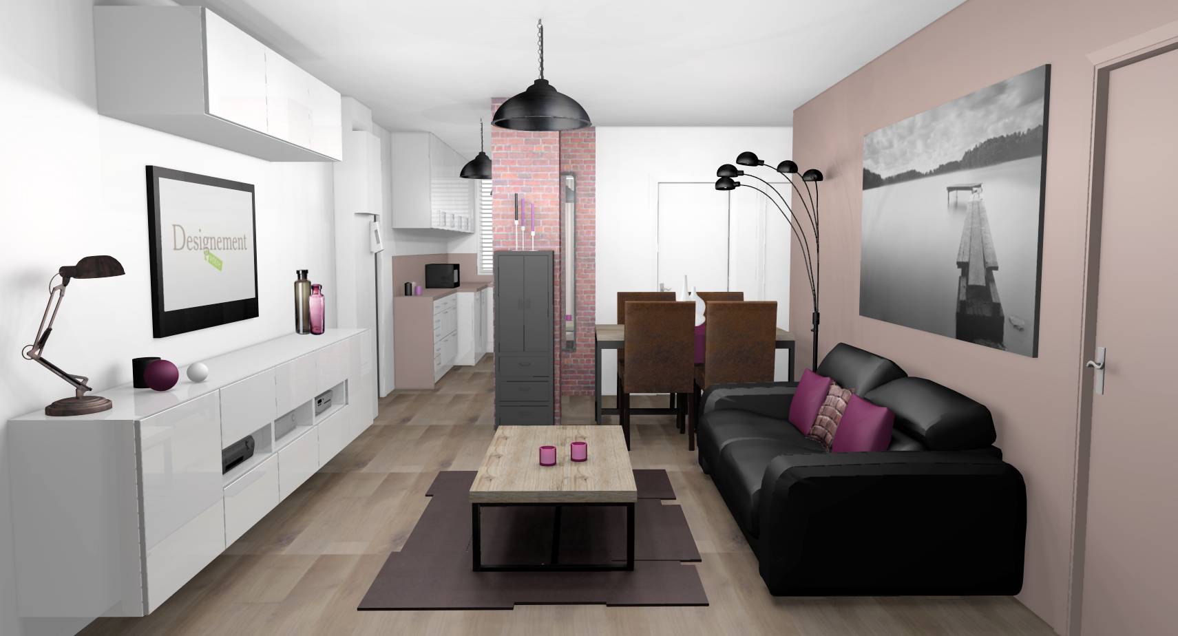 Décoration d'intérieur d'un séjour à romainville (93 ...
