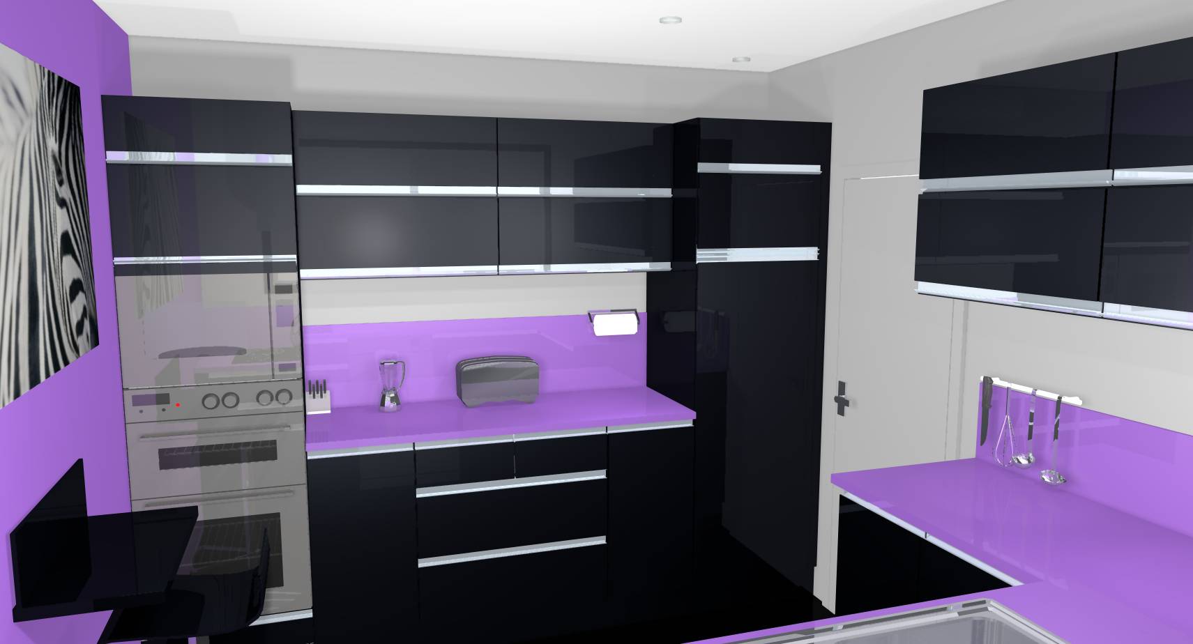 Cuisine moderne plan