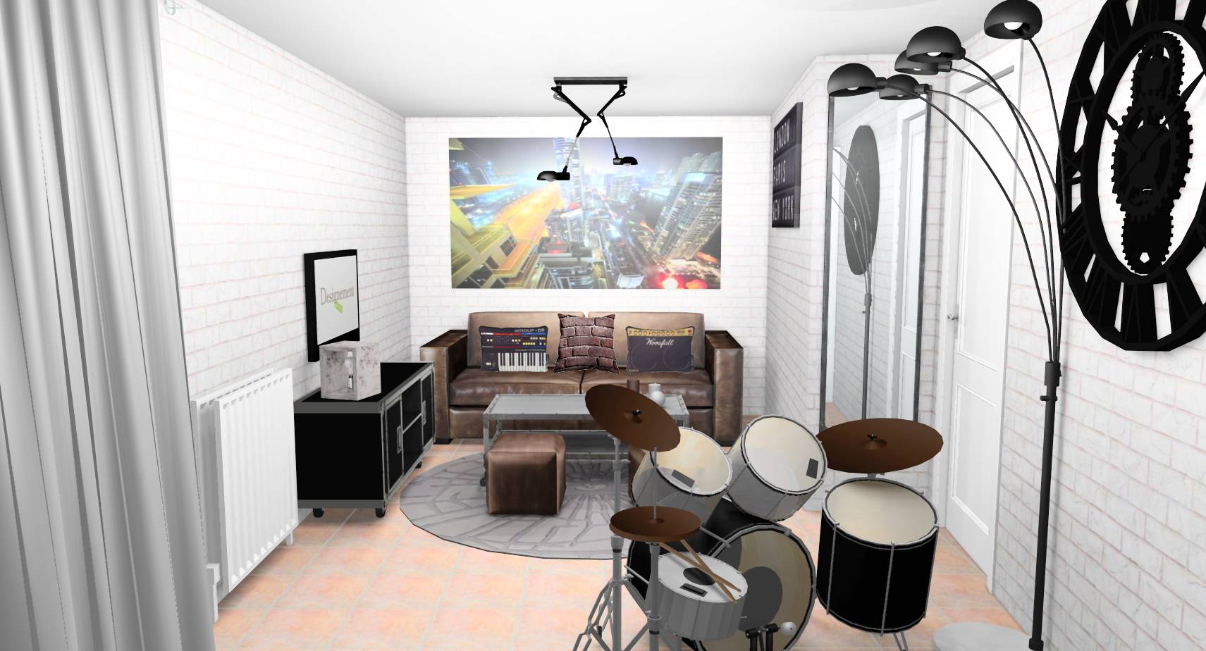 Décoration d'intérieur d'une chambre d'ado à linas (91 ...