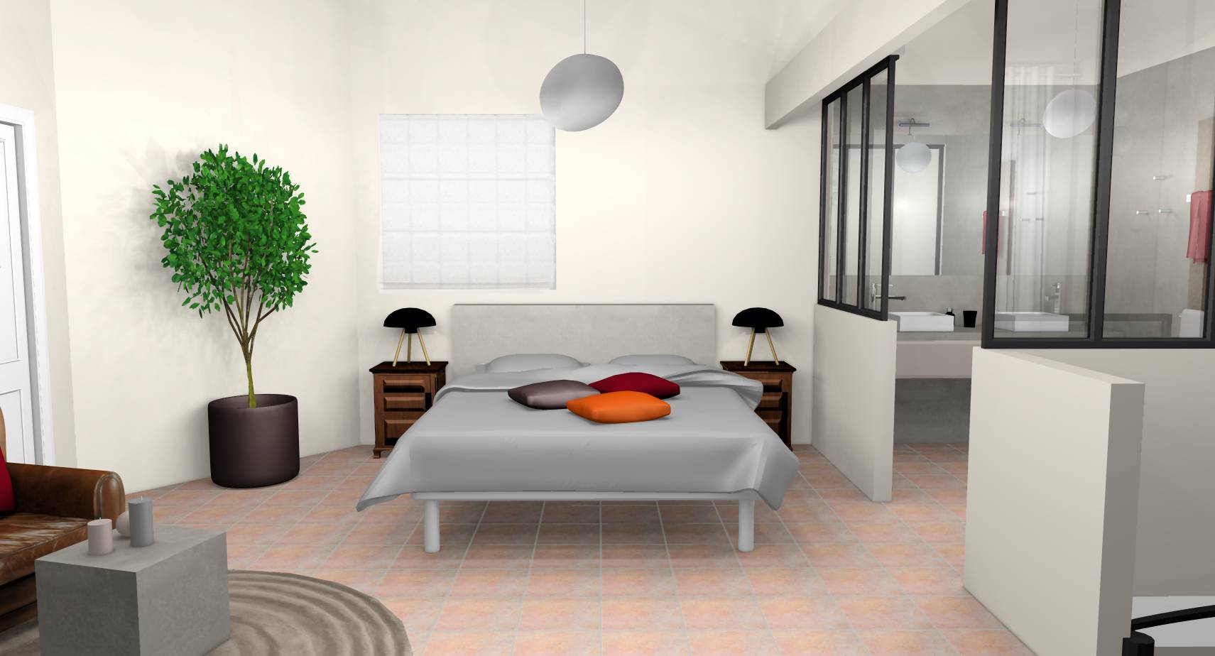 Décoration d'intérieur d'une suite espace chambre à linas (91 ...