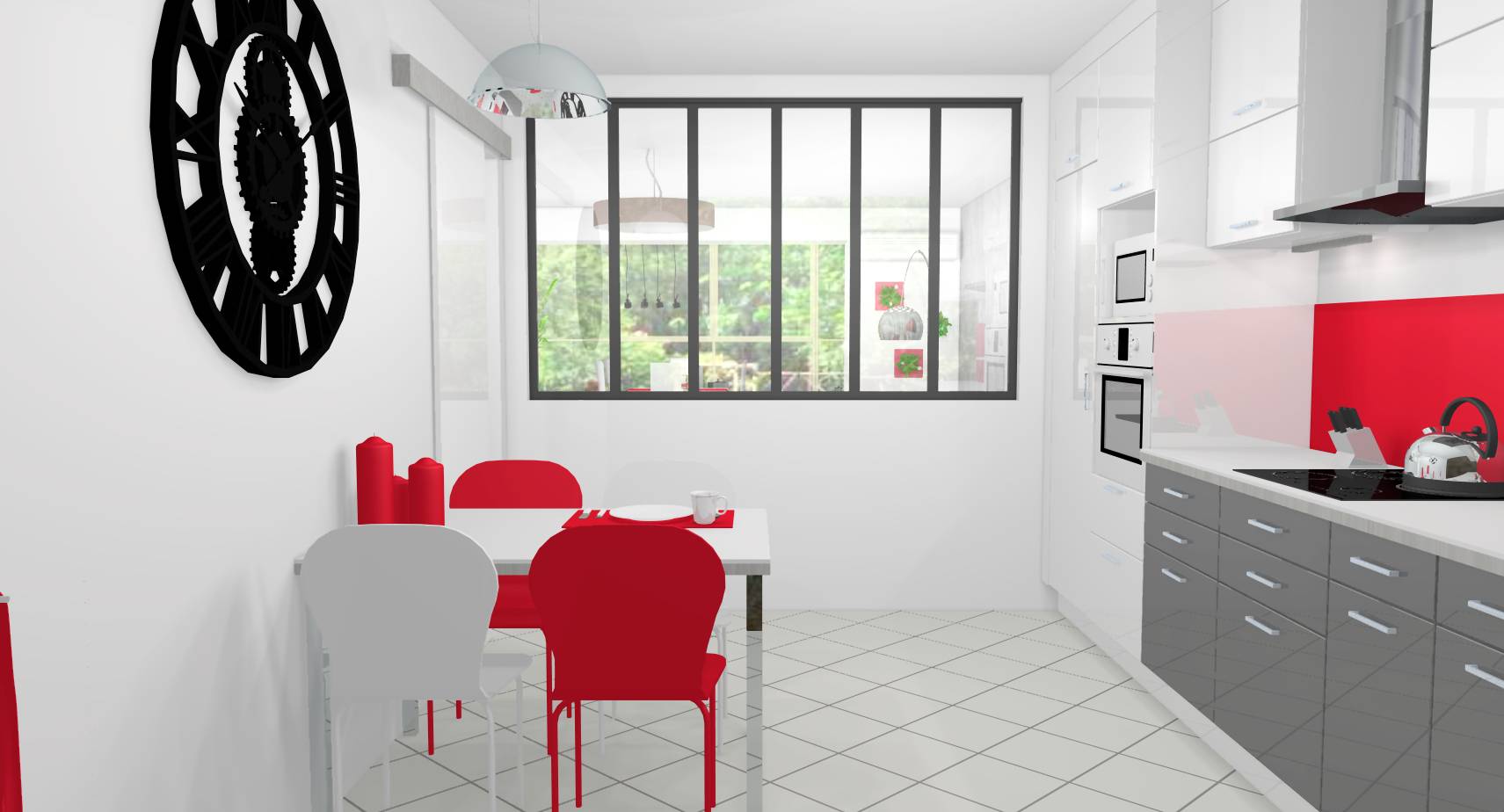 Décoration d'intérieur d'une cuisine à rosny sous bois (93 ...